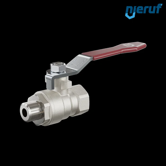 2 Wege Kugelhahn Innen- x Aussengewinde DN8 – 1/4″ Zoll GK01