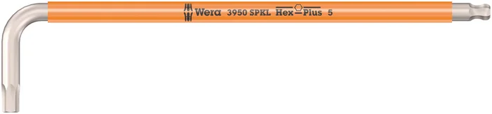 3950 SPKL Multicolour Winkelschlüssel, metrisch, Edelstahl, 5 x 154 mm
