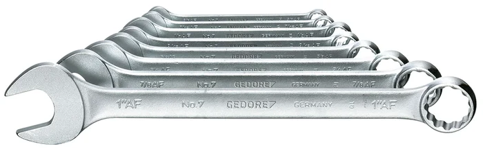 7-08A Ring-Maulschlüssel-Satz 8-teilig UD-Profil 3/8-1″