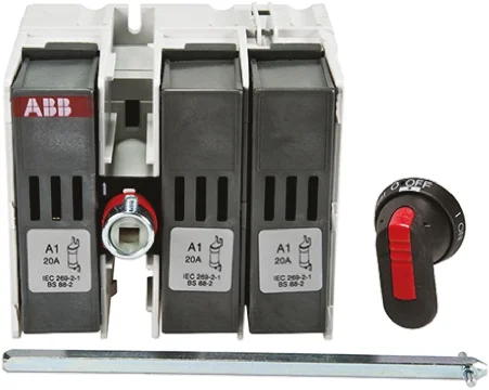 ABB OS32FB Sicherungstrennschalter 4-polig, 32A, A1 Sicherungsgröße, 3 phasig