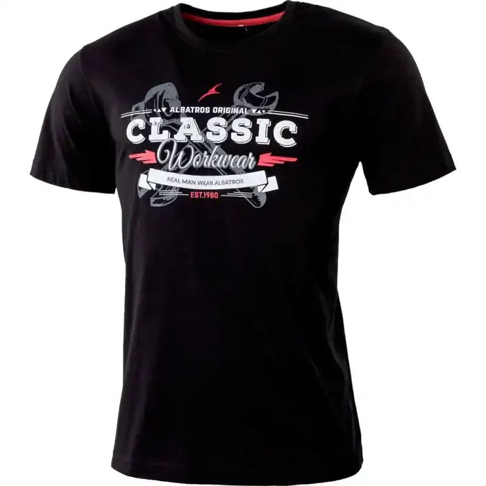 albatros CLASSIC T-Shirt für Beruf und Freizeit schwarz
