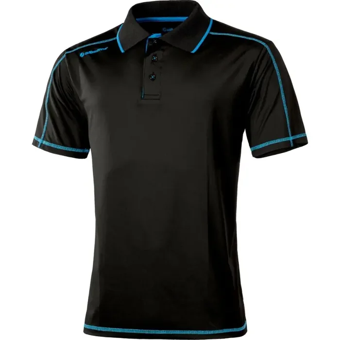 albatros CLIMA Funktions-Poloshirt für Beruf und Freizeit schwarz/blau Gr. S