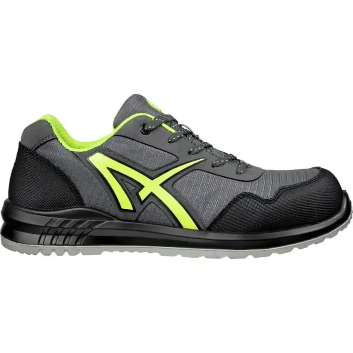 albatros DRIFTER GREEN LOW bequemer Sicherheitsschuh S1P grau/grün Gr. 45