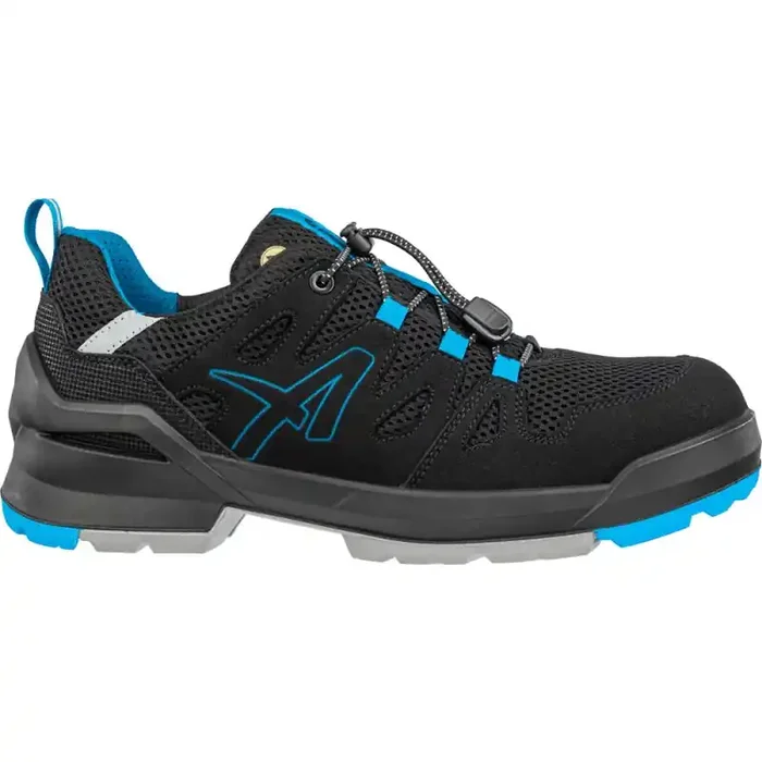 albatros FASTPACK BLACK/BLUE LOW leichter Sicherheitsschuh S1PL ESD schwarz-blau Gr. 38
