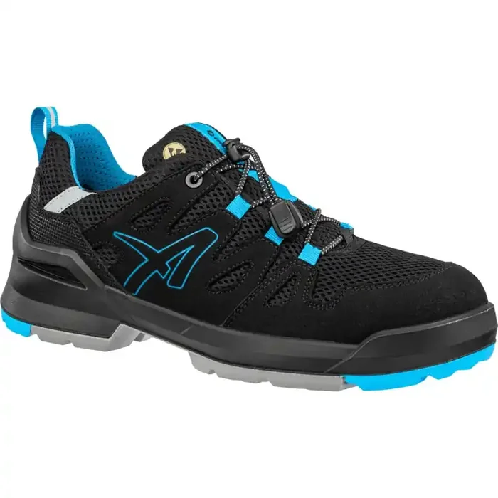 albatros FASTPACK BLACK/BLUE XW LOW S1PL ESD Sicherheitsschuh schwarz-blau 41