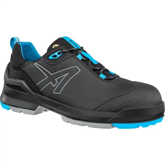 albatros TARAVAL BLACK/BLUE XW LOW S3L ESD flacher Sicherheitsschuh schwarz-blau 47