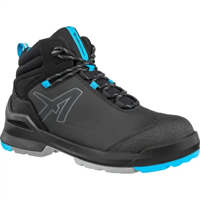 albatros TARAVAL BLACK/BLUE XW MID S3L ESD hoher Sicherheitsschuh schwarz-blau
