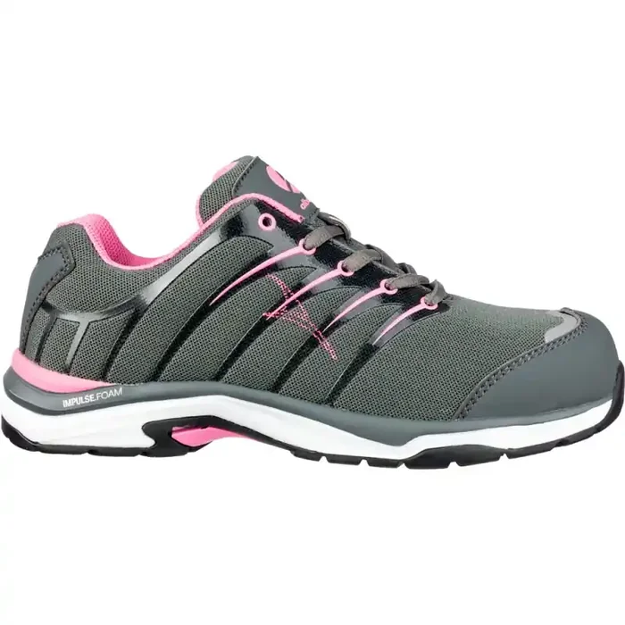 albatros TWIST PINK WNS LOW robuster Damen-Sicherheitsschuh S1P grau/pink Gr. 41