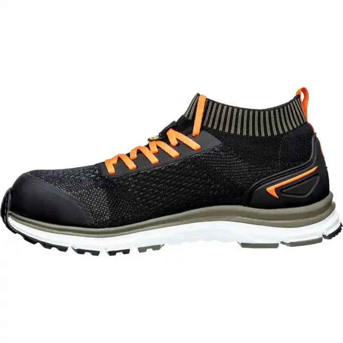 albatros ULTIMATE IMPULSE OLIVE LOW sportlicher Sicherheitsschuh S1P schwarz/oliv