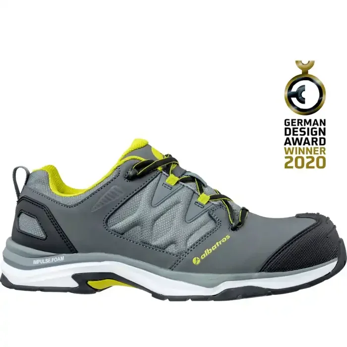 albatros ULTRATRAIL GREY LOW robuster Sicherheitsschuh S3 grau/kombiniert Gr. 47