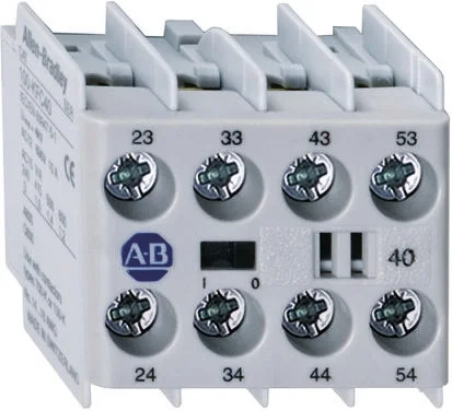 Allen Bradley 100K Hilfskontaktblock 2-polig, 2 Öffner Schnappbefestigung mit Schraubanschluss Anschluss
