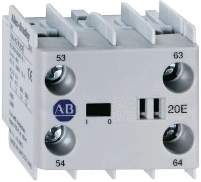 Allen Bradley 100K Hilfskontaktblock 2-polig, 2 Öffner Schnappbefestigung mit Schraubanschluss Anschluss 12 A