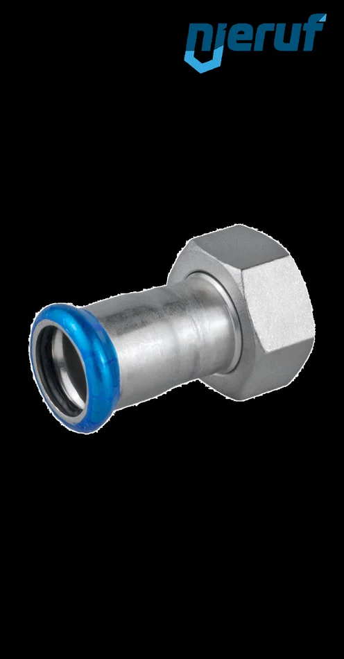 Anschlussverschraubung Pressfitting I DN15 – 18,0 mm, Innengewinde 1/2″ Zoll Edelstahl