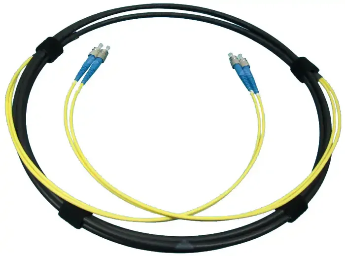 AOFE 150 Optisches Twinkabel 150 m, mit 4 FC/PC Steckern konfektioniert
