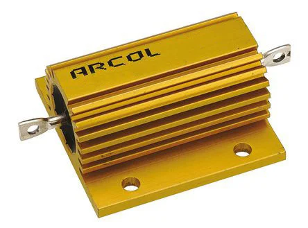 Arcol HS75 Wickel Lastwiderstand 470mΩ ±5% / 75W, Alu Gehäuse Axialanschluss
