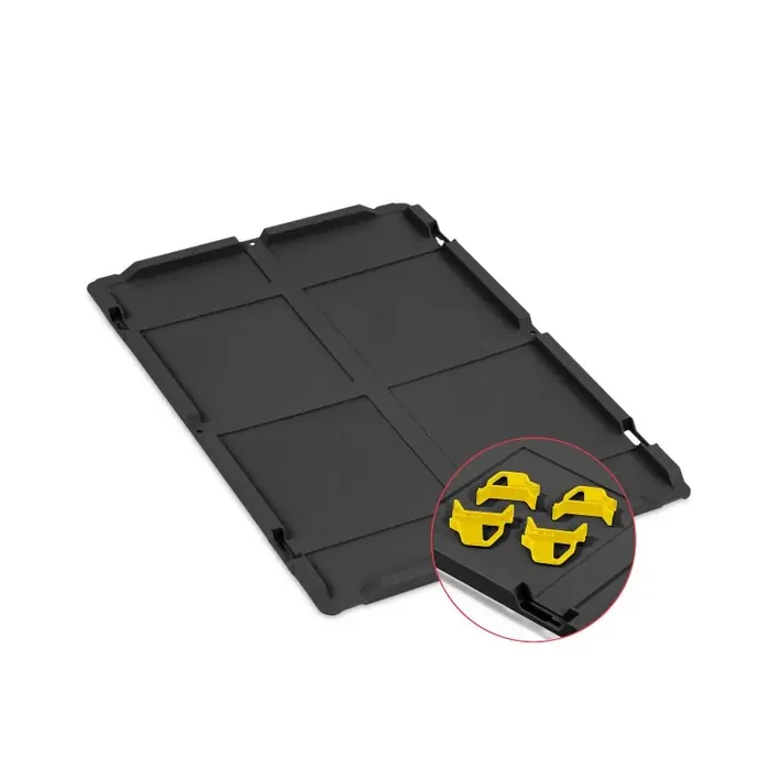 Auflagedeckel-Set mit gelben Schiebeschnappverschlüssen für NextGen 2.0 Cycle 600x400mm