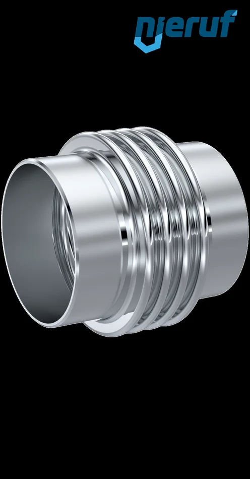 Axialkompensator DN200 – 219,1mm Edelstahl-Balg und Stahl-Anschweißenden