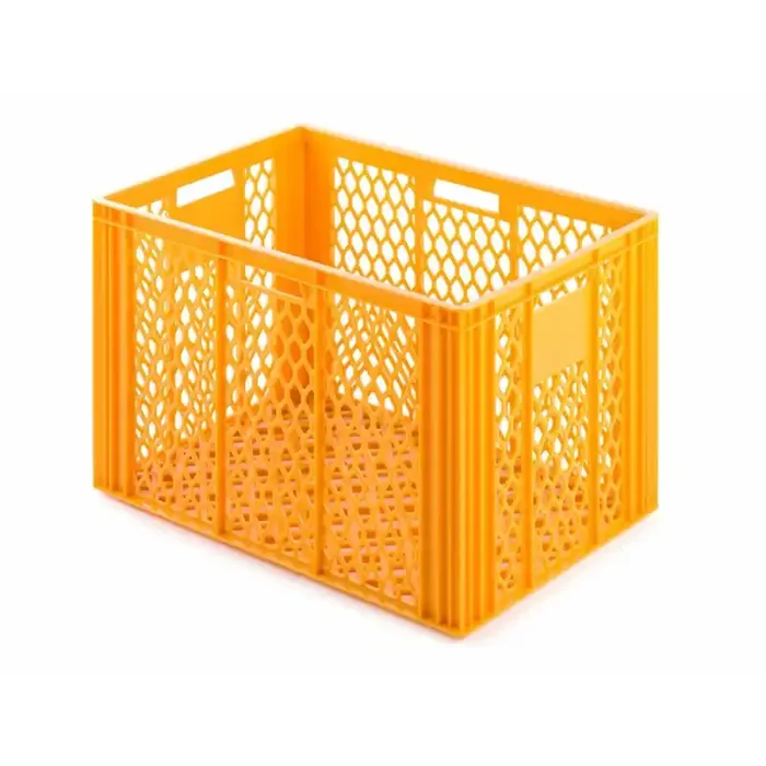 Bäcker- und Konditorenkasten Brötchenkorb Brotkiste – 600x400x421mm – Orange