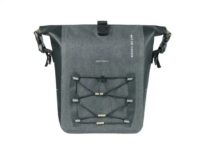 BASIL Einzeltasche „Navigator Storm“ Tarpaulin / P Größe M , Vol