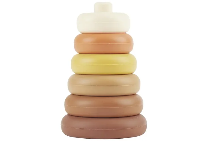 BIECO Stapelturm Silikon Chocolate Bliss 6tlg