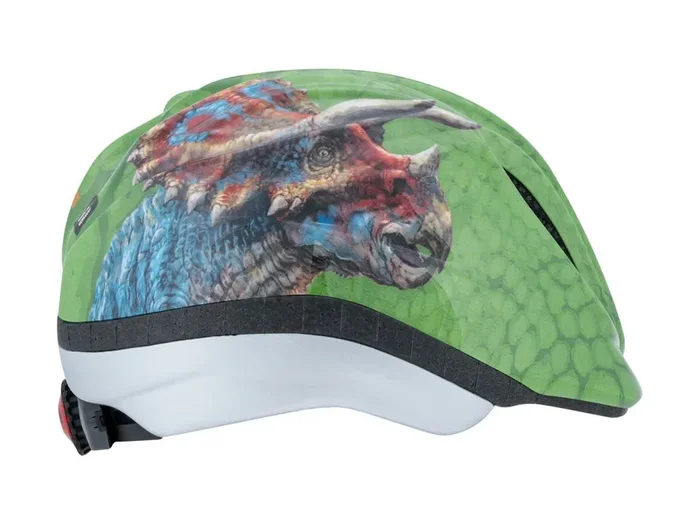 BIKE FASHION Kinderhelm „T-Rex World“ Raster-Steck S, 46-51 cm