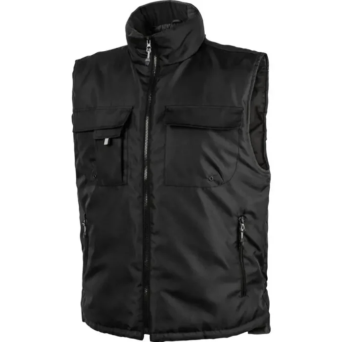 Bisley Arbeitsweste HERTZ Ganzjahresfutter verlängerter Rücken schwarz 4XL