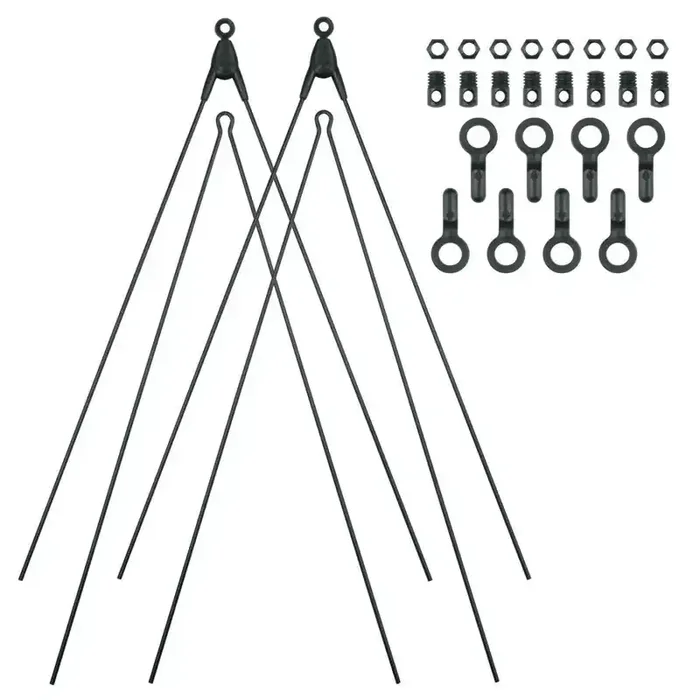 BLUEMELS BASIC 26″/28″ – Ersatzstreben Set schwarz