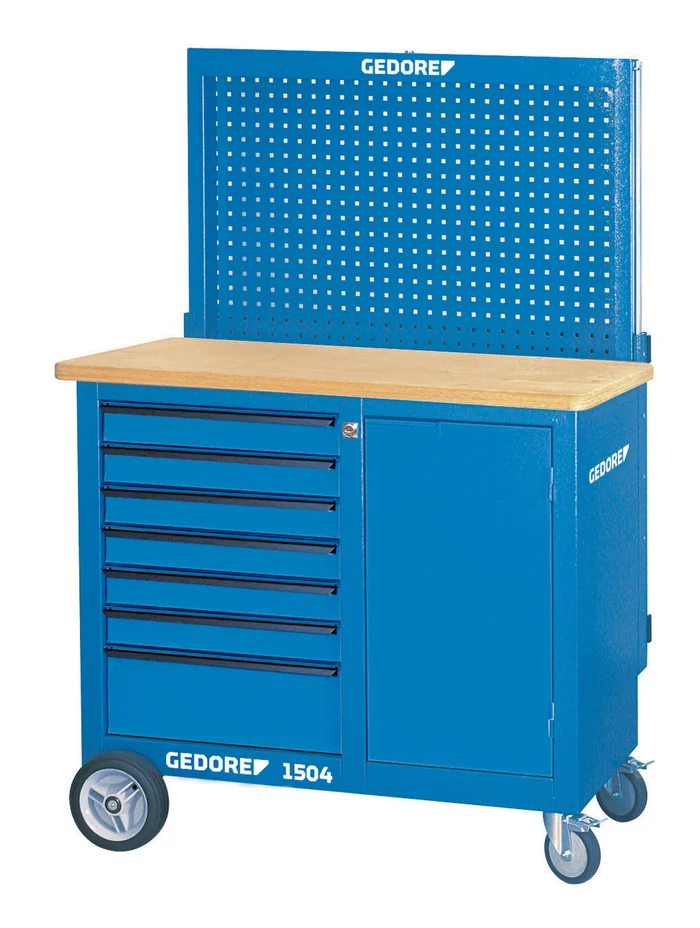 BR 1504 0511 L Rollwerkbank mit Rückwand