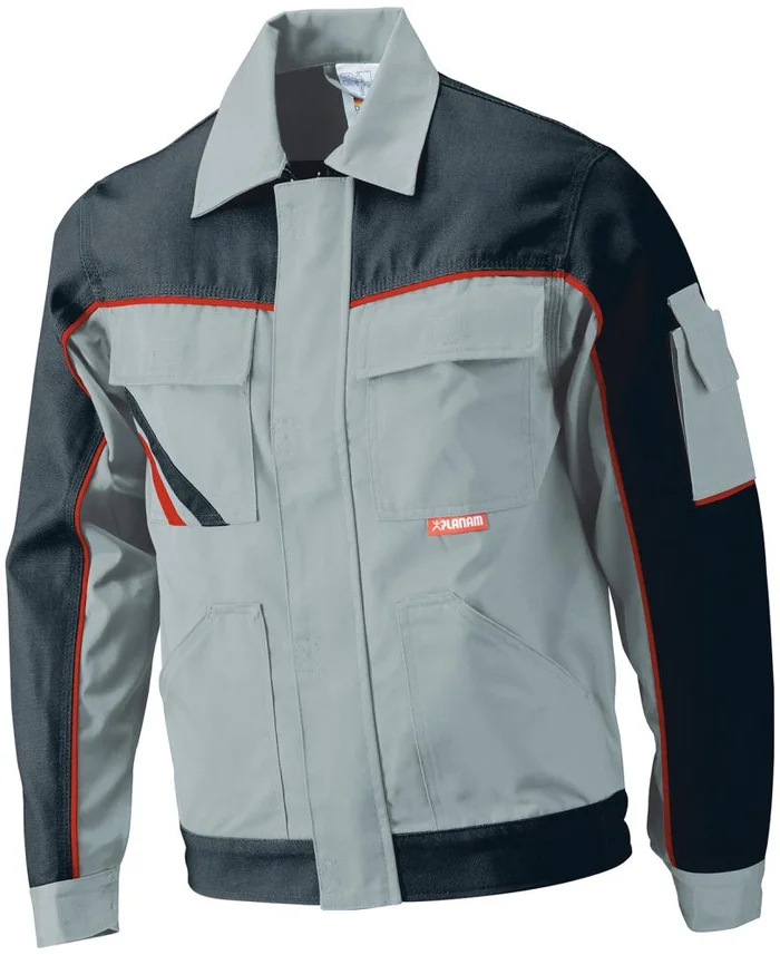 Bundjacke Highline, Gr.56,schiefer/schwarz