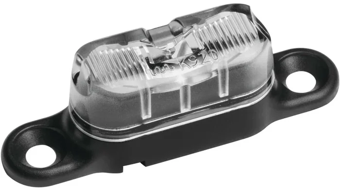 BUSCH & MÜLLER LED-Gepäckträgerrücklicht „Topl klares Glas, S