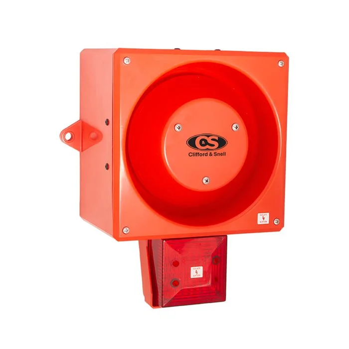 Clifford & Snell YL80 Super Hi Vis Blink-Licht Alarm-Leuchtmelder Rot, 24 VDC