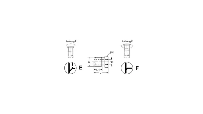 COHLINE Bremsleitung Ø 4,75 mm, komplett F+F-Bördel, 550 mm