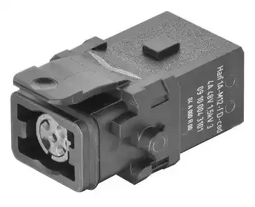 Crimpanschluss, Han 1A-M12-f D-coded, Clip