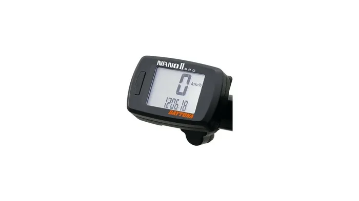 DAYTONA Tachometer „Nano 2“ Bis 300 Km/h, Lenkeran Gehäuse schwar