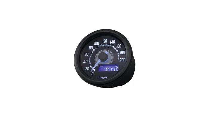 DAYTONA Tachometer „Velona 60 Dark“ Digitaler Zeig Zifferblatt Vi