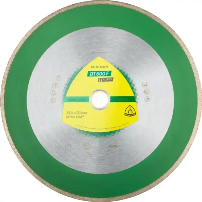 Diamantgroßtrennscheibe DT 600 F Supra für Feinsteinzeug Kacheln Ofenkacheln 250 x 1,9 x 30(25,4) mm