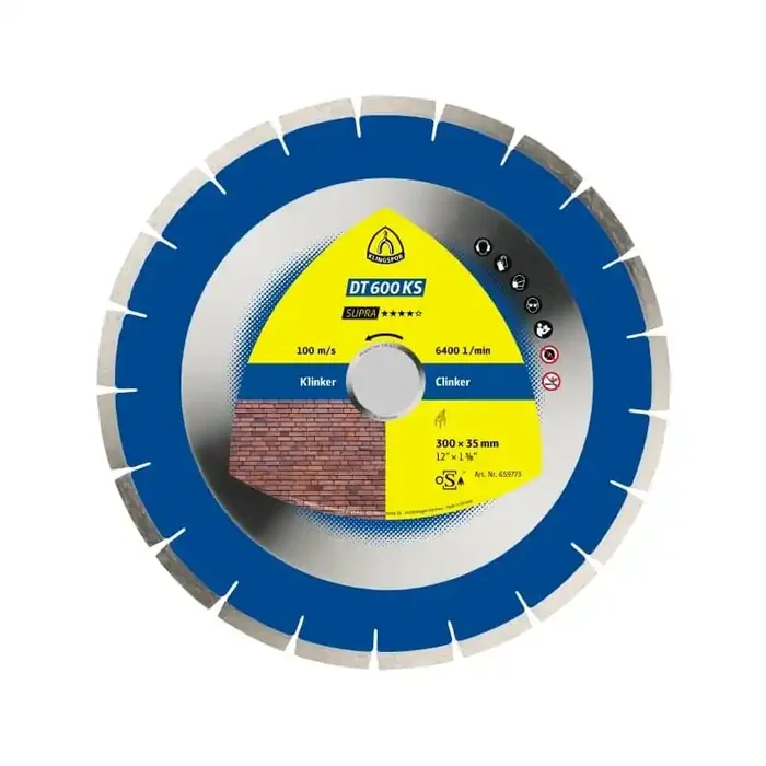 Diamantgroßtrennscheibe DT 600 KS Supra für Klinker weich-mittelhart Engverzahnung 350 x 3 x 60(25,4) mm