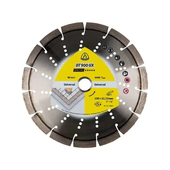 Diamanttrennscheibe DT 900 UX Special für Beton Altbeton armiert Standardverzahnung 230 x 2,7 x 22,23 mm
