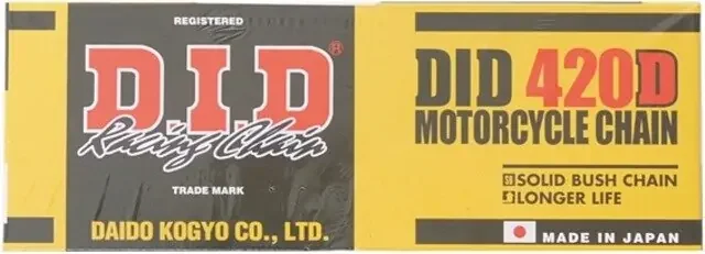 DID Kette „420D“ 1/2 x 1/4, Standard, Zugkraft 180 92 Glieder