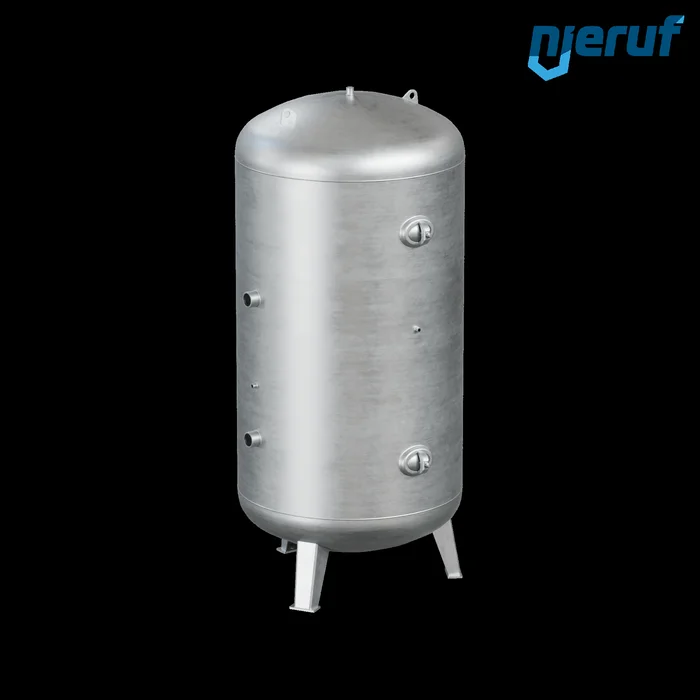 Druckluftbehaelter BE01 5000 Liter stehend, 0-11 bar, Stahl grundiert, d 1400 mm
