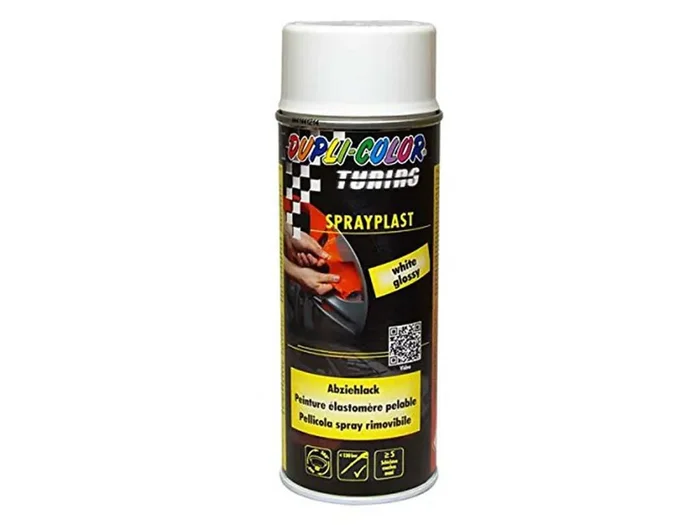 DUPLI-COLOR Abziehlack „Sprayplast“ Flex weiß glänzend, 400 ml Spraydose