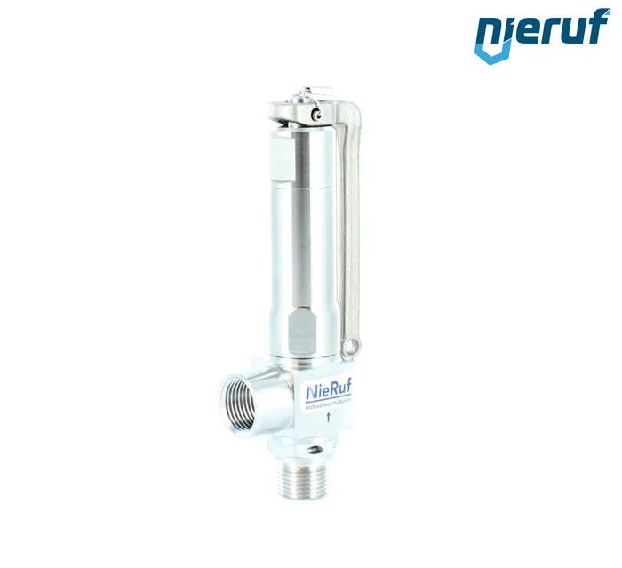Eck-Sicherheitsventil 1/4″ Aussengewinde PTFE