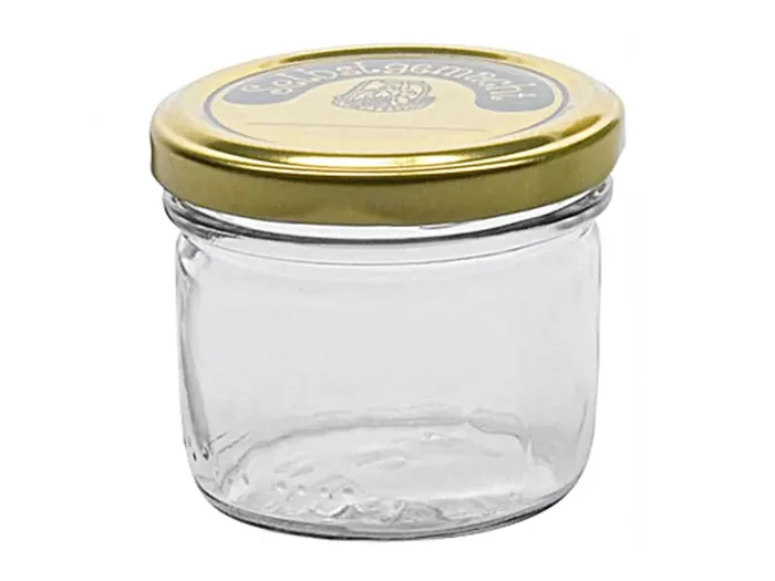 EMSY Schraubdeckelglas Sturz mit 66mm TO-Deckel selbstgemacht 124 ml 8er Pack
