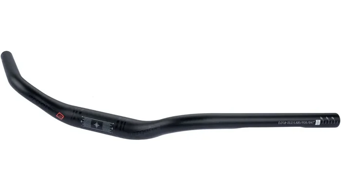 ERGOTEC Lenker „Trekking“ Griffweite 620 mm, Alumi schwarz sandge