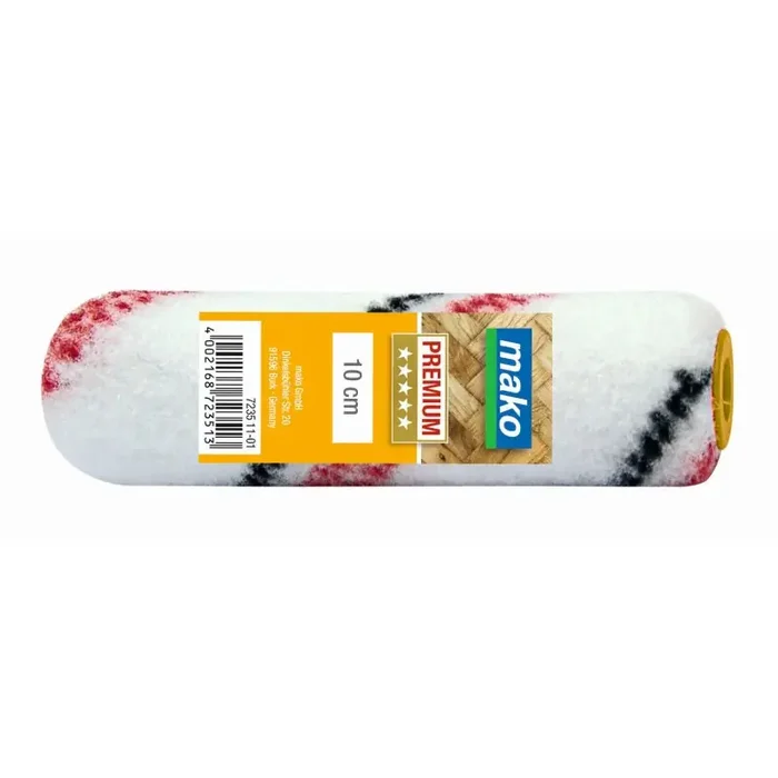 Ersatzwalzen PREMIUM Polyamid für Lack-Versiegelungsroller mako-nyl 10 cm – 10er Pack