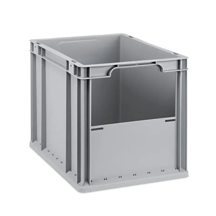 Eurobox NextGen Insight Lagerkasten mit teiloffener Front – 400x300x320mm – Grau