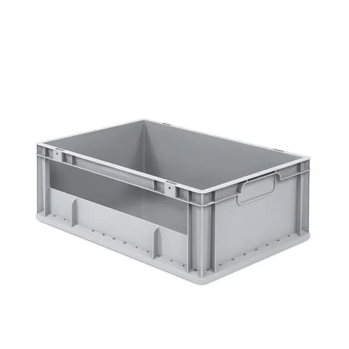 Eurobox NextGen Insight Lagerkasten mit teiloffener Seite – 600x400x220mm – Grau