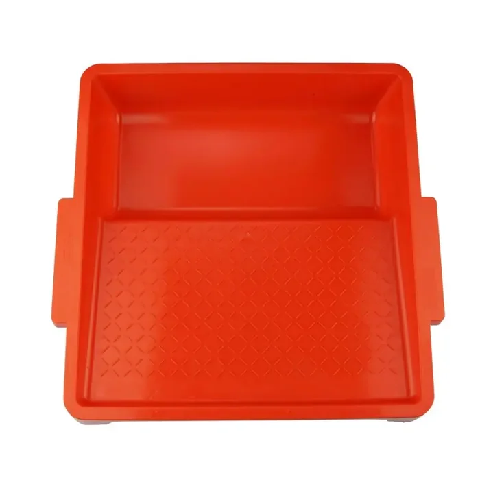 Farbwanne superGRIP PREMIUM aus Kunststoff mit Haltegriffen und Abstreiffläche 25 x 32 cm