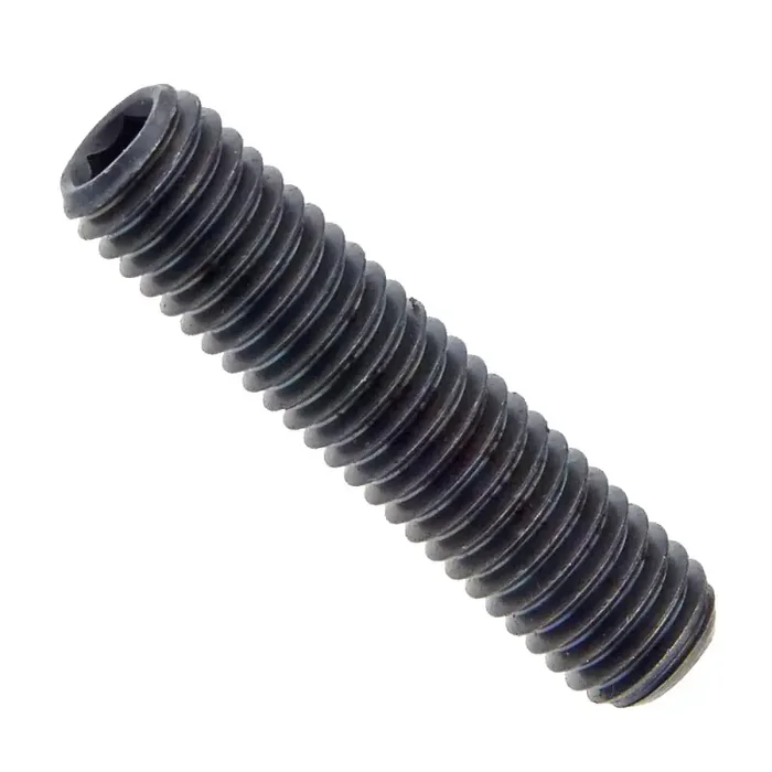 Feingewindestifte mit Innensechskant und Ringschneide DIN 916 Stahl 45 H blank M 12 x 1,5 x 20 mm – 100 Stück