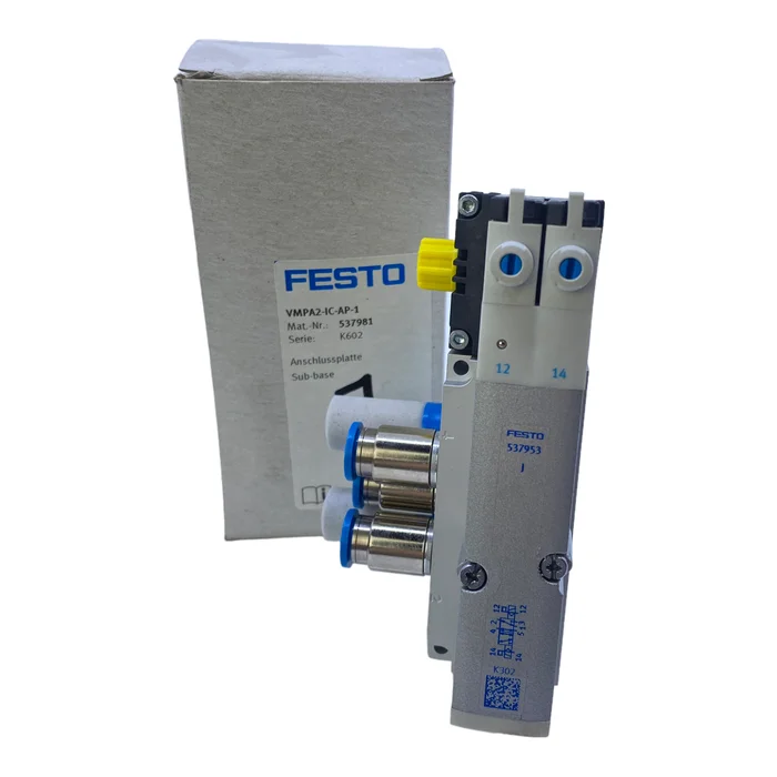 Festo VMPA2-IC-AP-1 Anschlussplatte 537981 3 bis 8 bar – Industrie Einsatz